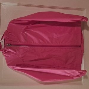 Columbia girls rain jacket, size s (7-8), pink